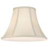 Creme Medium Bell Lamp Shade (Pre-Assembled) 6" Top x 12"