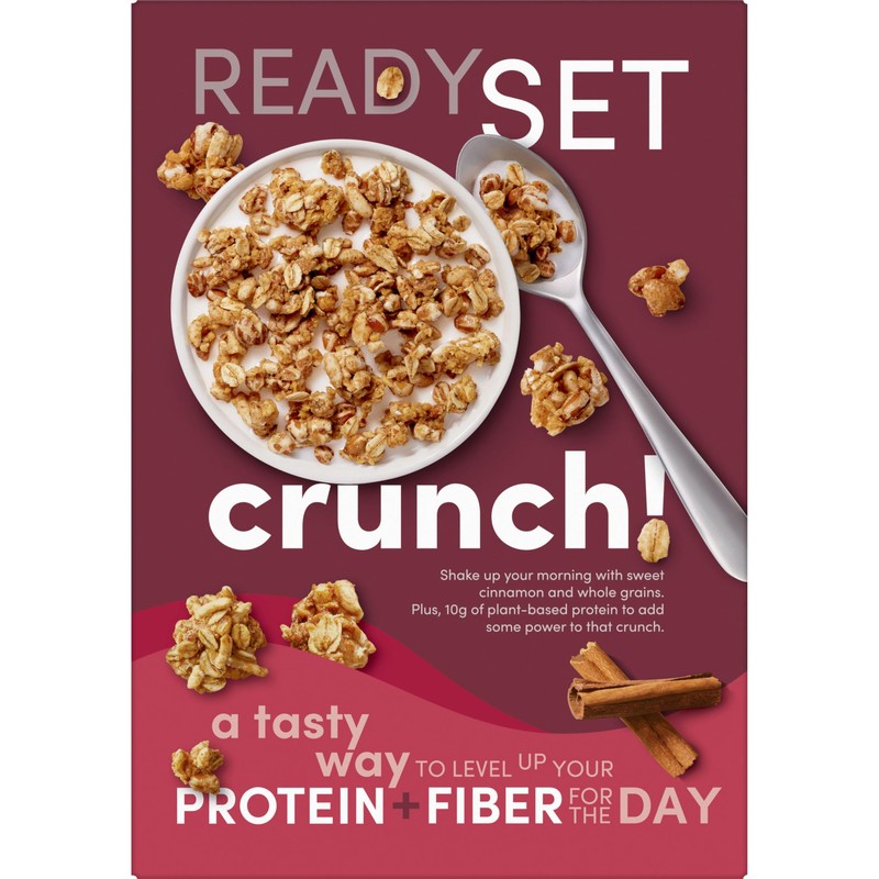 Kashi GO Protein Cereal, 10g Protein, 10g Fiber, Cinnamon Crunch,
