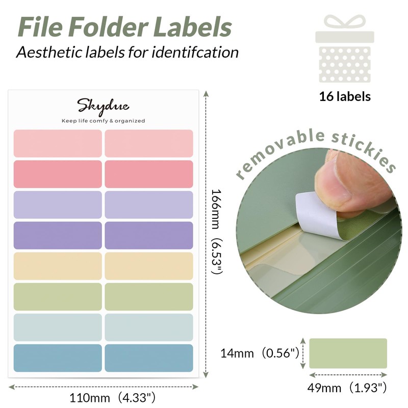 SKYDUE Accordion File Organizer, Expanding File Folder with 7 Pockets,