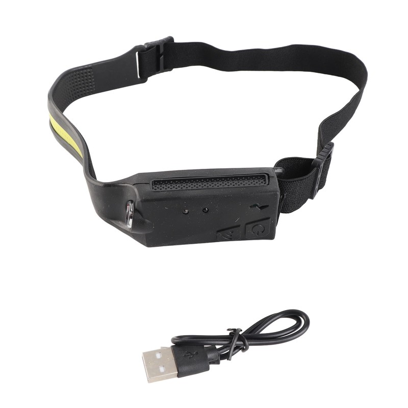 COB Headlight Smart Sensing USB Charging IPX4 Waterproof 5 Modes