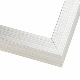 10x6 Shadow Box Silver Brushed Display Frame | 1.5 Inches Deep | 1 Inch Wide Moulding | Includes Shatter Resistant Acrylic Plexiglass, Backing and Hanging Hardware