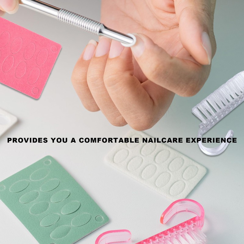 HaimiLiya Pre-treatment Cuticle Pusher, Russian Prep Nail Pushers, Dual Ended