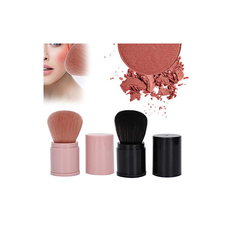 Brocha Rubor Uds Profesional Retráctil Contorno Polvo Cara Maquillaje Suelto