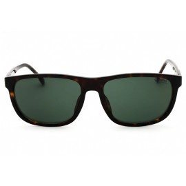 CARRERA C FLEX 08/G/S 0086 QT Sunglasses Havana Frame Green Lenses 58mm