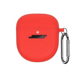 SNHTLS Silicone Case Compatible with Bose QuietComfort Earbuds Shark 2 Earphones Ultra 3 Silicone Protective Case Shockproof Protective Bose QuietComfort Earbuds Cover Keychain (Red)