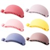 Healeved 12pcs Banana Hair Clips Comfortable Ponytail Barrettes for Daily