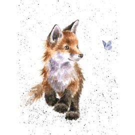 Wrendale Designs Greeting Card - BORN TO BE WILD (Fox)