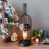 JHY DESIGN Decorative Table Lamp Battery Powered 13.5”H Cordless Metal