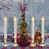 Abeja Set of 4 Electric Window Candles, 9 Inch Plug
