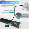 WSSBOND Rechargeable Flashlights High Lumens, Super Bright&Long-Range Flashlight with LCD