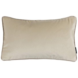 McAlister Textiles Luxury Matt Velvet Cushion Covers - Champagne Gold 60x40 Cm - 24x16 Inches - Plush Decorative Throw Pillows Machine Washable & Fade Resistant