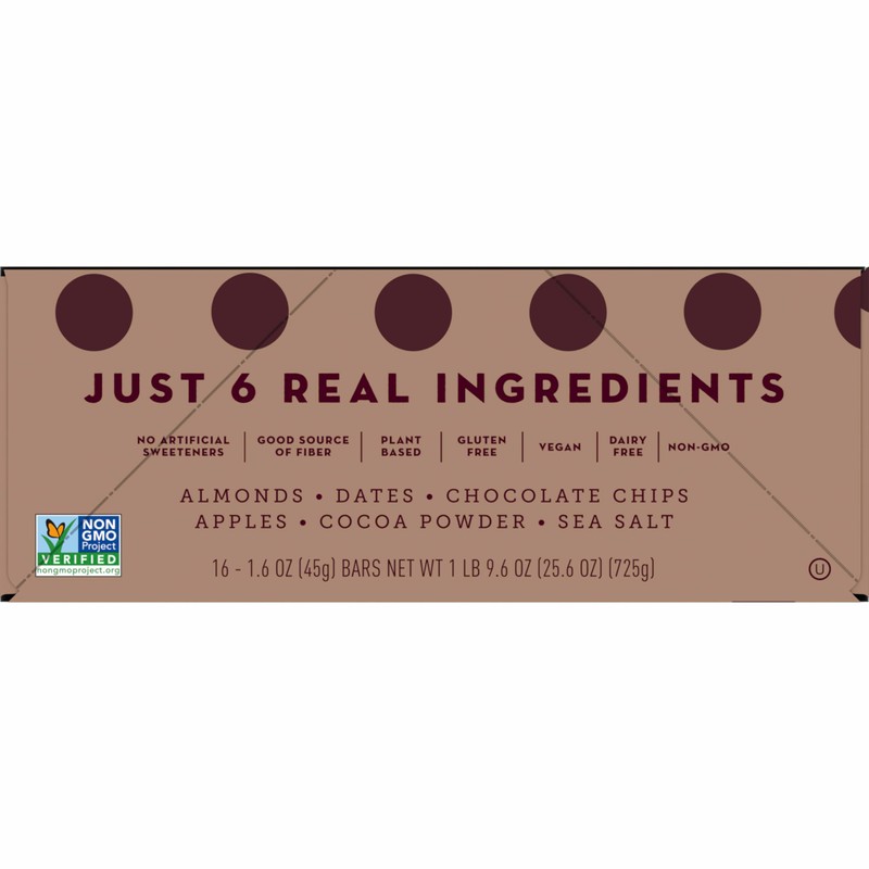 Larabar Almond Butter Chocolate Chip, Gluten Free Vegan Bars, 16