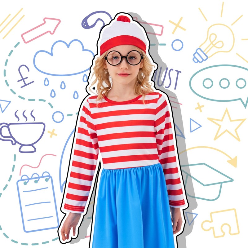 Wheres Wally Costume 9-10