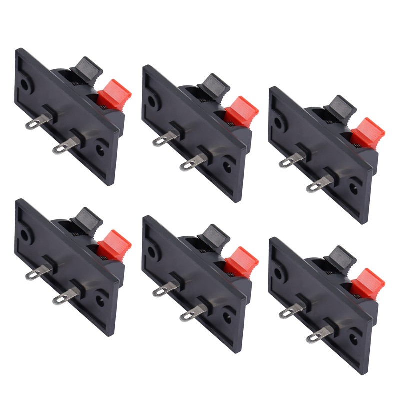 PNGKNYOCN 2 Way Stereo Speaker Terminal,2 Pin Amplifier Terminal Binding