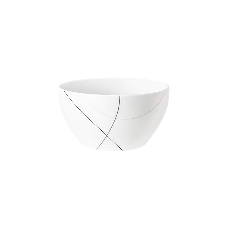 Seltmann Trio 001.757060 Bowl Diameter 15 cm Grey / Black