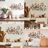 ZWWOGE Wall Sticker Coffee Time But First Coffee Cappuccino Wall