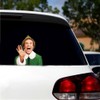 Buddy The Elf salutationSticker, Funny Christmas Window Sticker Car Sticker