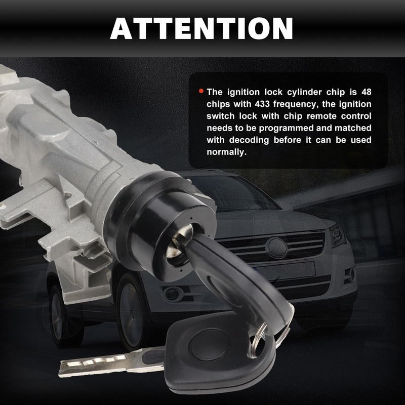 USTAR Ignition Switch Lock Cylinder Assembly with Key Compatible with