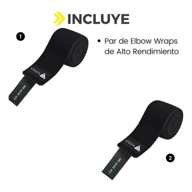 Par Coderas Venda Elástica Premium Gym Crossfit Pesas Burzka