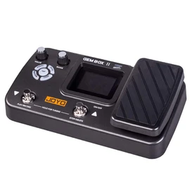 JOYO GEM BOX-II Guitar Multi Effect Processor Expression Pedal with 66 Effect Types, 40 Drum Rhythms,180s Looper, 7 Amp Modeling,Tap tempo (Box-II)