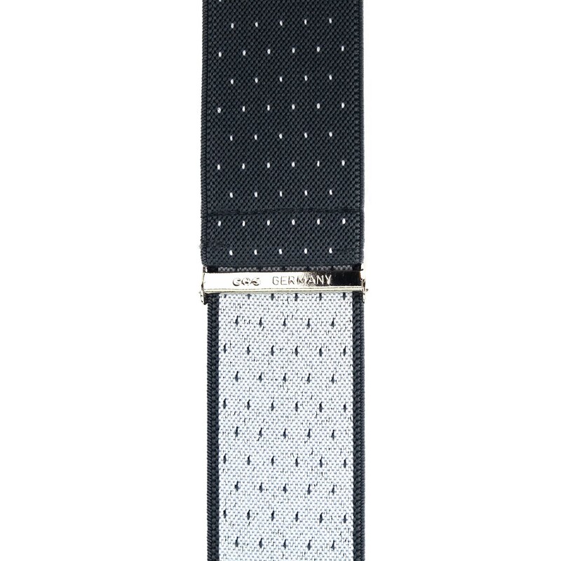 TigerTie Unisex Y-Shaped Braces with 3 Extra-Strong Clips, Colour with