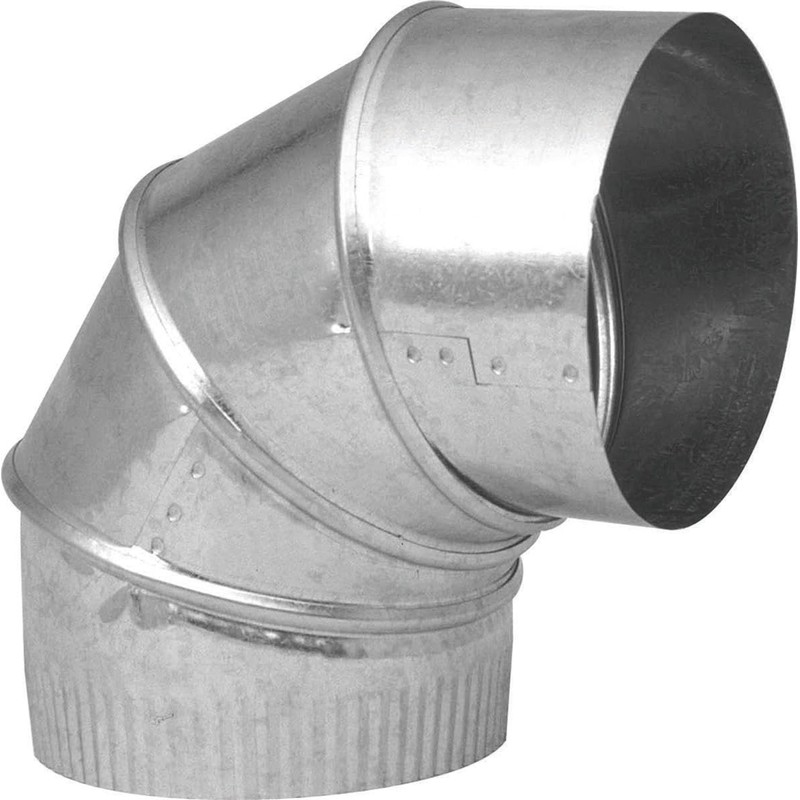 UNITED STATES HDW GV0308 10" 26GA Galvanized Adjustable Elbow