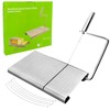 CYINGWIN Cheese Slicer with Cutting Board and Measuring Grid, Adjustable