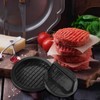 HiempTru Burger Press Patty Maker, Round Non-Stick Stuffed Hamburger Press