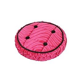 Lowrider Pink Velour Bike Steering Wheel Cover. Bicycle Steering Wheel Cover.