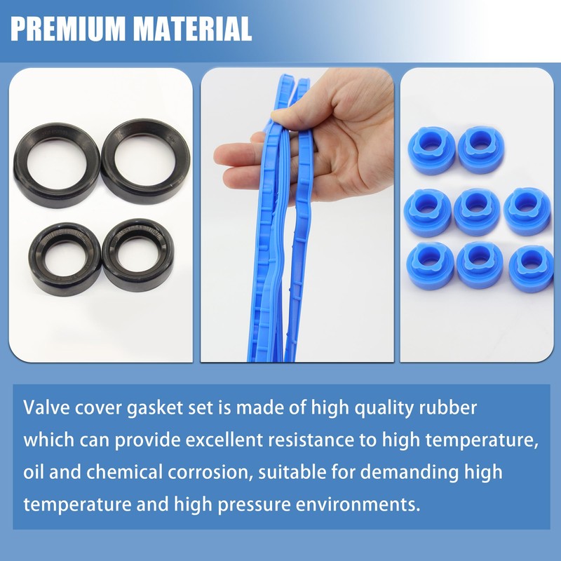 Sorello Engine Valve Cover Gasket Set Compatible with Ford Edge