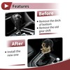 HEROFFIX 8.1cm Skull Shift Knob Universal Gear Shifter Knob Resin