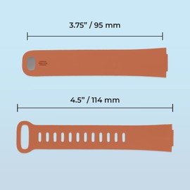 KoreHealth Kore Elite Fitness Tracker Replacement Band (Orange) - For Kore Elite Activity & Fitness Trackers l Soft Fitness Watch Wristband l Heart Rate Monitor Accessories | Available in Four Colors