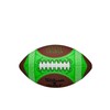 WILSON GST SpeedSkin Hylite Football - Brown/Green, Peewee Size