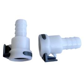 ATEVtaa Fits Air Hose Quick-Connect Female Connector Replacement Part for Sleep Number Bed F-236 (for Beds with 3/8" Inside Diameter Hoses) 2 Pack