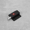 LT Easiyl Pack of 4 Black Plastic Door Latch with