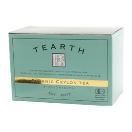 TEARTH Organic Ceylon Tea Black Tea Bags Individually Wrapped 25 Bags