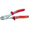 NWS 137-49-VDE-200-SB Number 137-49 VDE Heavy Duty Side Cutter, Silver/Red,