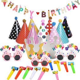 25 Piezas Gorros De Cumpleaños, Gorritos Cumpleaños, Perfect For Any Celebration Event, Especially Children's Birthday Parties, Adding Fun And Joy To Any Occasion