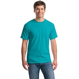 Gildan Mens 5.3 oz. Heavy Cotton T-Shirt G500 -TROPICAL BLU L