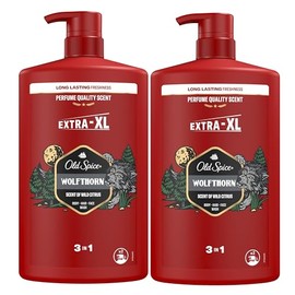 Old Spice Wolfthorn Gel and Shampoo for Men 3-in-1 2 x 1000 ml