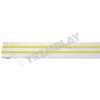 Tremblay Judo Belt Roll 25m White with 2 Yellow Lines