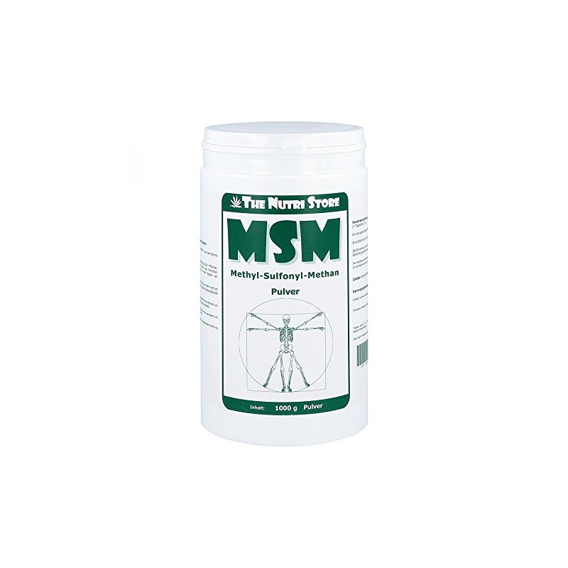 MSM 100% Pure Methyl-Sulfonyl-Methane Powder 1000 g Vegan