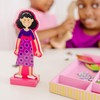 Melissa & Doug Abby and Emma Magnetic Wooden Dress-Up Dolls