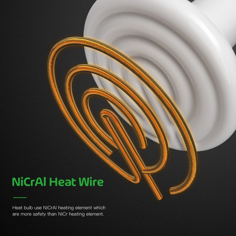 Simple Deluxe 100W 2-Pack Ceramic Heat Lamp Reptile Heat Emitter