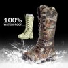 R RUNFUN Men's 16" Snakeproof Hunting Boots Waterproof Side-Zip Mud