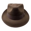 B&S Premium Doyle - Teardrop Fedora Hat - 100% Wool