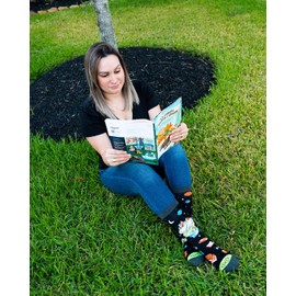 IRISGOD I'd Rather Be Funny Dress Socks for Men and Women Humor Joke Gifts