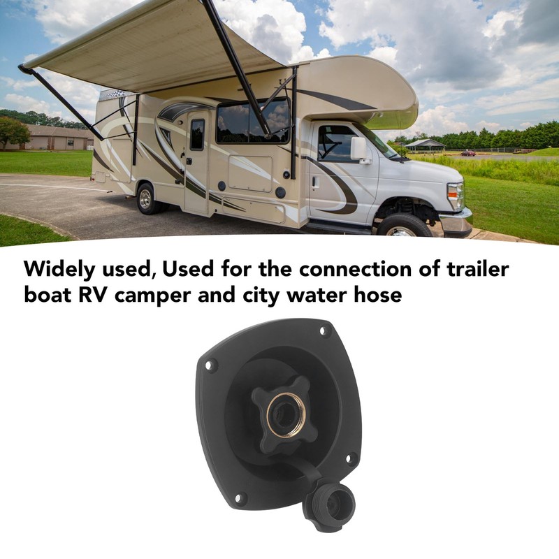 Rv Wall Mount Water Inlet Pressure Regulated City Water Entry