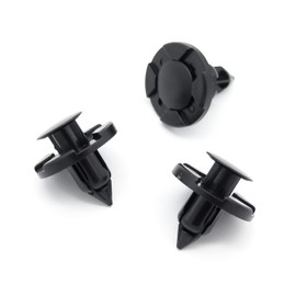 VVO Fasteners- Black Plastic Underbody Shields & Insulation Panel Fastener Clips for Nissan X-Trail, (Pack of 10)