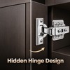 304 Stainless Steel Soft Close Cabinet Hinges – Hydraulic Concealed